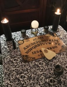 Ouija board at Alchemy and Ashes