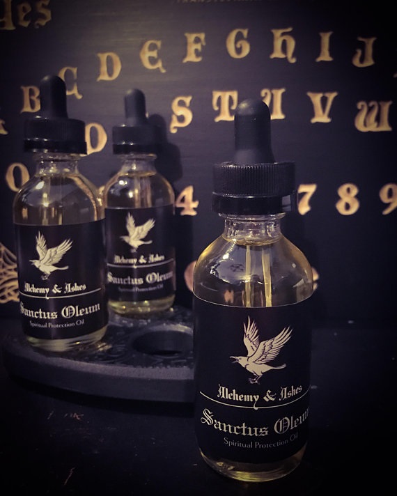 Protection Oil Sanctus Oleum by Alchemy and Ashes